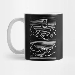 3D Mountains Mug